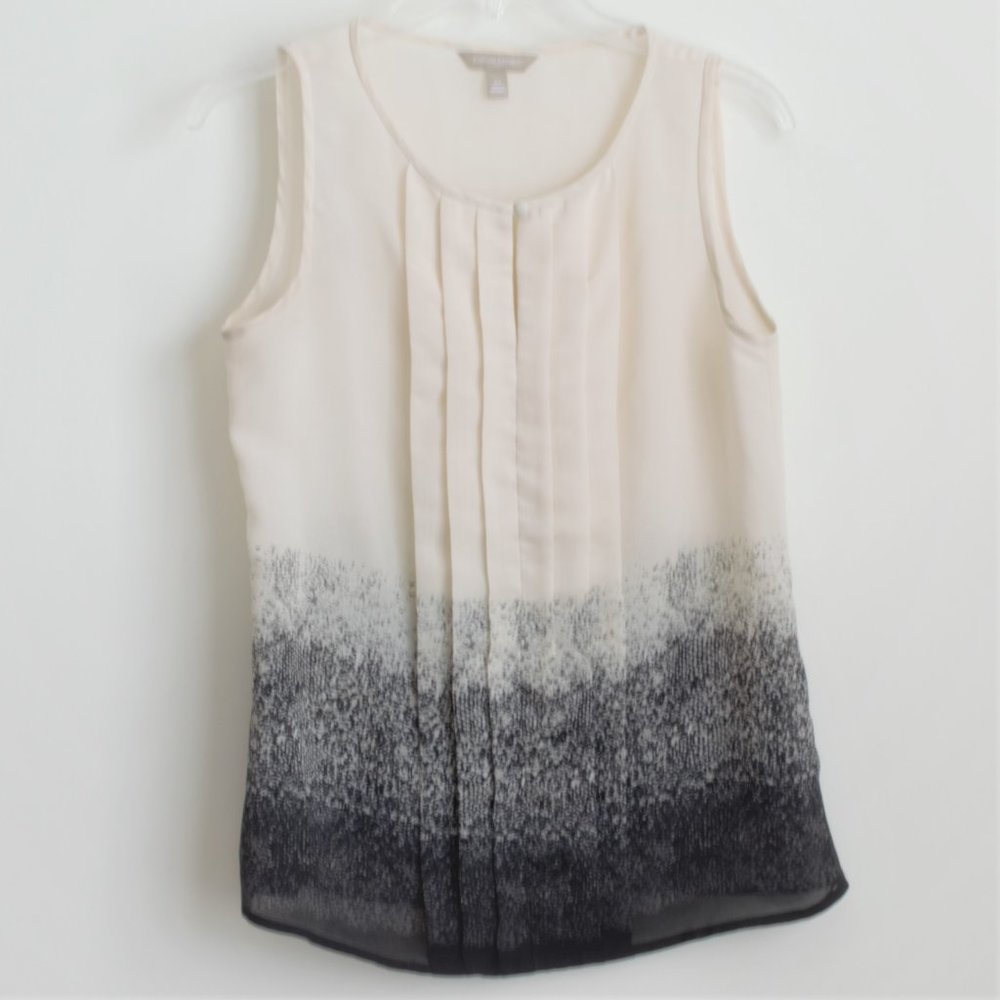 Banana Republic Sheer Sleeveless Blouse, Size Small
